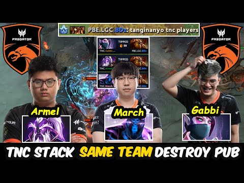 TNC in The House Armel [Void Spirit] Gabbi [Templar] March [Enigma] Same Team Destroy Pub Dota2