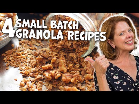 4 Small Batch Granolas - Quick And Easy Breakfast For One