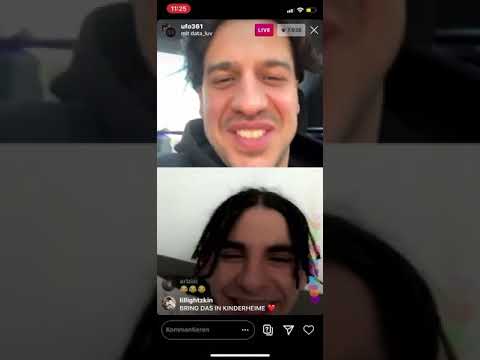 Ufo361 geht Live mit Data Luv auf Instagram (12.4.2020)