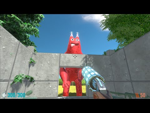 Banban Rainbow Friend attack my house - Animal Revolt Battle Simulator