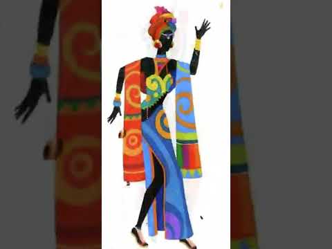 🎵🎧 Video Photo Painting African Dance “New Rules” No CopyRight Music 🎶🎶
