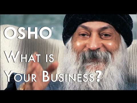 Osho on Business vs Job. ओशो