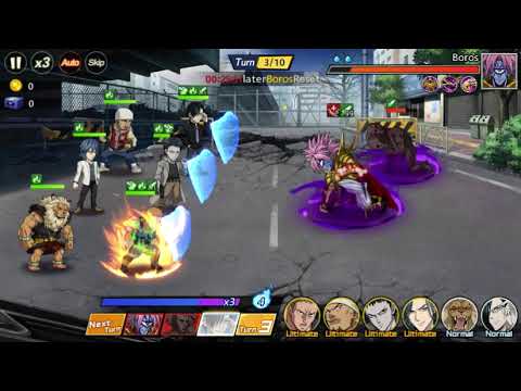 「One Punch Man : The Strongest」Simple Line Up for Club Boss Boros