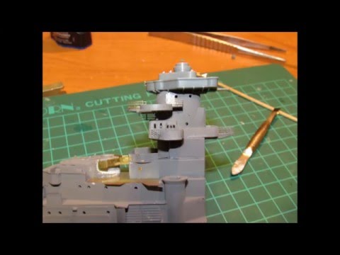 German Battleship Tirpitz 1/350 - Photo etch parts. model update.