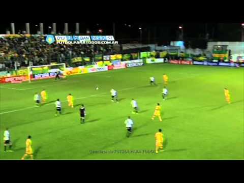 Bologna le sacó el gol a Juárez.Defensa-Banfield.Torneo Primera B Nacional.Fútbol Para Todos