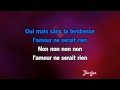 Karaoké La tendresse - Bourvil *
