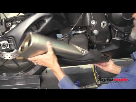 TaylorMade Racing CBR 1000rr GP2 Exhaust Install