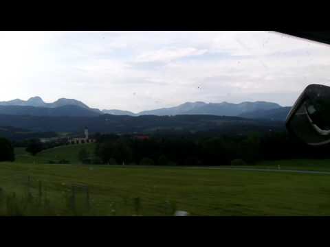Auf der Autobahn A 8 München -Salzburg Part