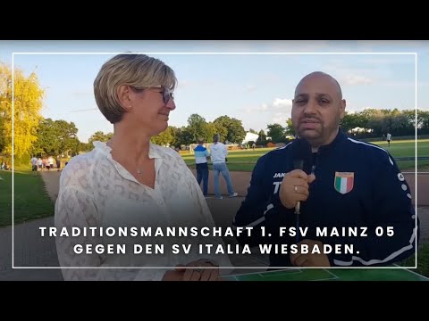 Traditionsmannschaft 1. FSV Mainz 05 gegen den SV Italia Wiesbaden.