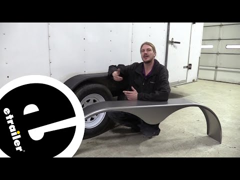 etrailer | Ultimate Overview of the Tandem Axle Teardrop Trailer Fenders for Enclosed Trailers