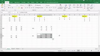 Functions of EXCEL for Matrix Operations | Matrix Addition, Multiplication, Inverse using Excel
