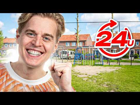 BANKZITTERS OVERLEVEN 24 UUR OP CROSSBAR VELDJE