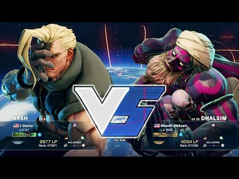 SFV - FT10 - J-Denim (Nash) Vs BloodfromSpain (Dhalsim)
