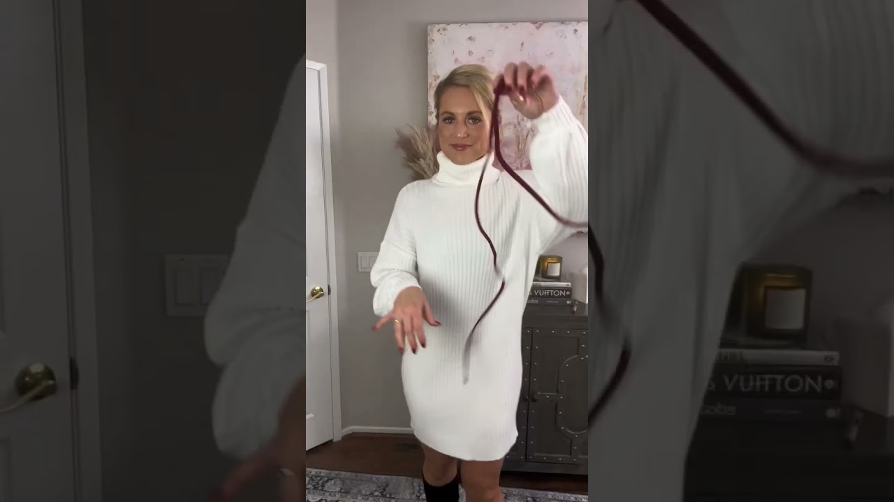 Watch Women’s Turtleneck Sweater dress now Women’s Turtleneck Sweater dress