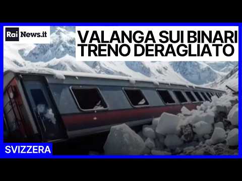 Switzerland: A train derails due to an avalanche, several injuries. Trains in Lausanne are stoppe...