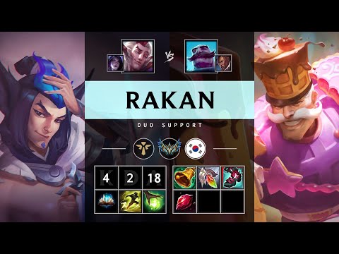 Rakan Support vs Braum - KR Challenger Patch 25.21