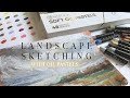 landscape sketching with oil pastels lightwish soft oil pastels