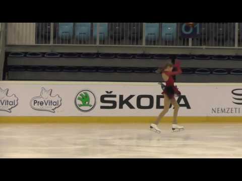2016 Santa Claus Cup: Nicole CALDERARI (GER) - FS Adv. Novice GIRLS short program
