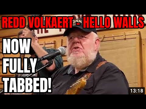 Redd Volkaert - Hello Walls FULL TAB!