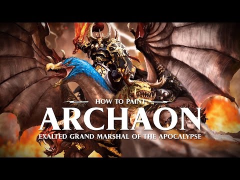 How to paint Archaon, Exalted Grand Marshal of the Apocalypse.