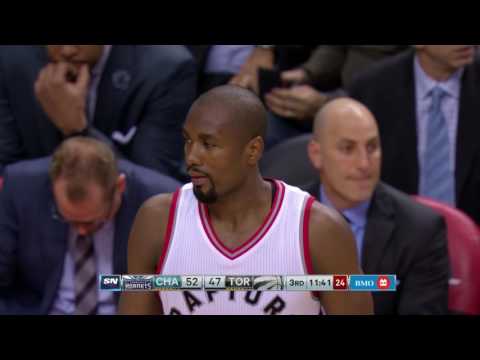 Ibaka vs Hornets (29 - 3 - 2017)