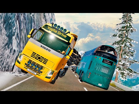 Realistic and Dangerous Car Crashes #4 🔥 BeamNG.Drive