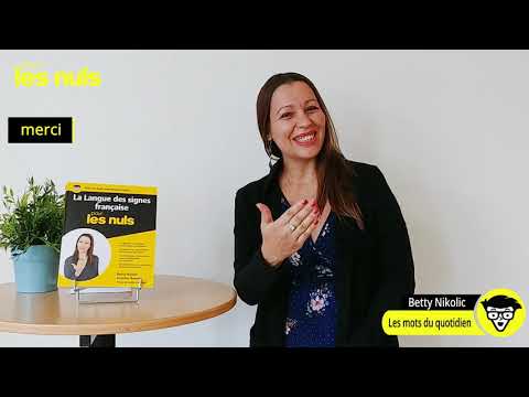 Apprendre la langue des signes #2 - Les mots du quotidien : oui, non, merci, stp, désolé, pardon
