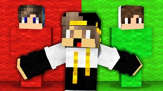 ماين كرافت ولكن تحديت اصدقائي في لعبة غميضة الالوان ( غشيت بالصدفة ) !!!????????