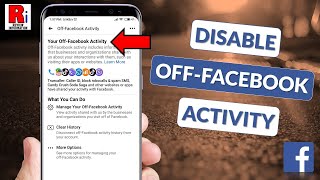 How to Disable Off-Facebook Activity Settings