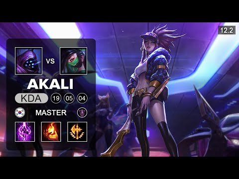 Akali Top vs Jax - KR Master - Season 12 Patch 12.2