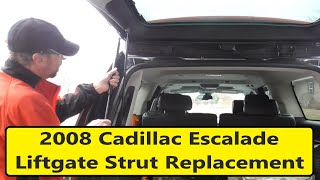 Escalade Liftgate Strut Replacement Be Careful...It