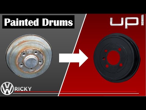 How to Remove/Paint your drum brakes on your VW Up!
