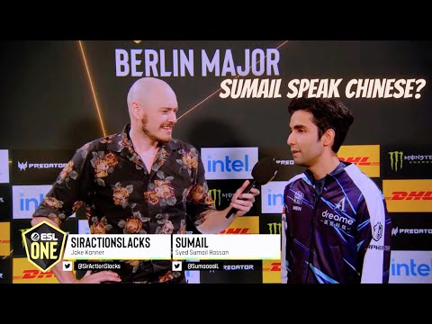 Sumail Interview!! Before Match Against Team Liquid - ESL One Berlin Major 2023 #dota2 #interview