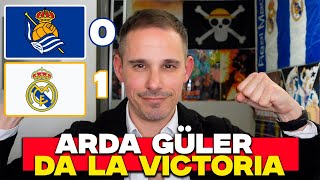REAL SOCIEDAD 0-1 REAL MADRID | GÜLER DEBUTA DE TITULAR Y DA LA VICTORIA CON UN GOLAZO