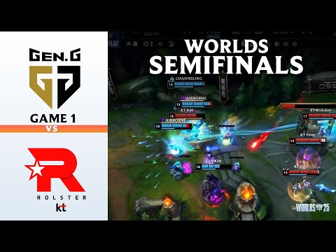 GEN vs KT 🔥bdd YONE COMEBACK! | WORLDS SEMIFINALS 2025 Game 1