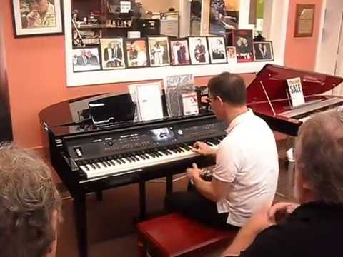 Yamaha artist Peter Baartmans holding workshop and concert at Piano Music Center in South Florida.