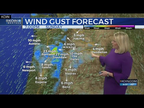 6 p.m. Friday evening forecast KOIN 6 News March 15, 2019
