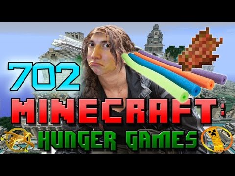 Minecraft: SO CLOSE TO DYING! Hunger Games w/Bajan Canadian! Game 702