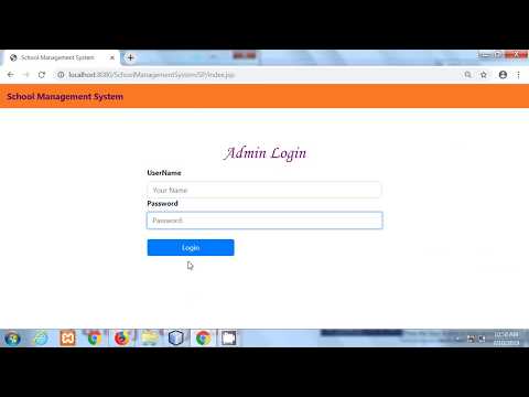 School Management System Project JSP MYSQL Netbeans | Part 8