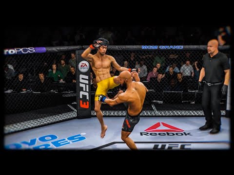 Bruce Lee vs. Demetrious Johnson (EA Sports UFC 3) - CPU vs. CPU