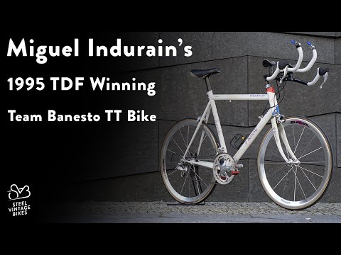 Miguel Indurain's 1995 Tour De France Winning, Team Banesto, Pinarello Time Trail Bike