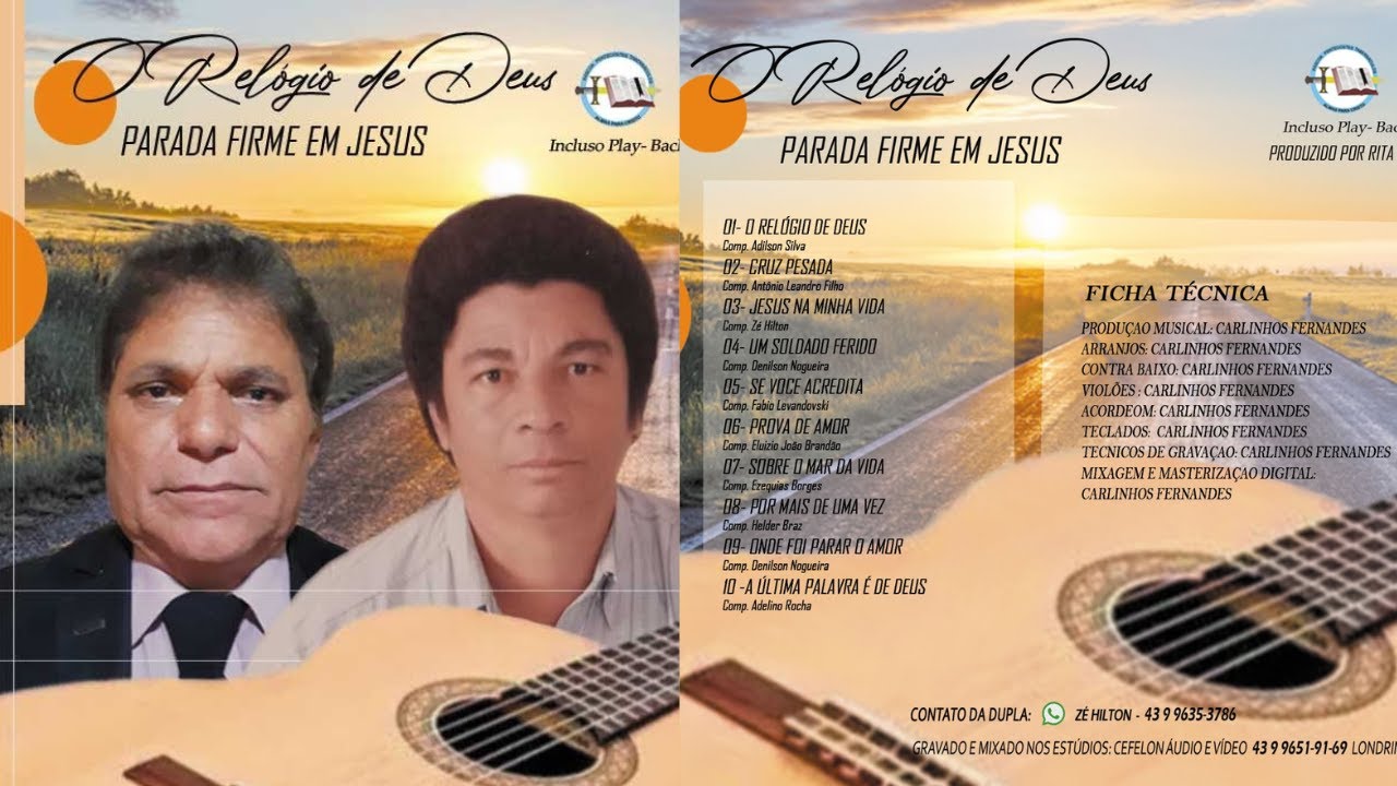 PARADA FIRME EM JESUS- ZÉ HILTON E BARBOSA MAIS UM SUCESSO - RELÓGIO DE DEUS