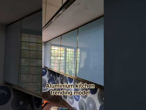 aluminium kitchen trending model #trending #kitchen #kitchenfurniture #wardrop #kitcheninterior