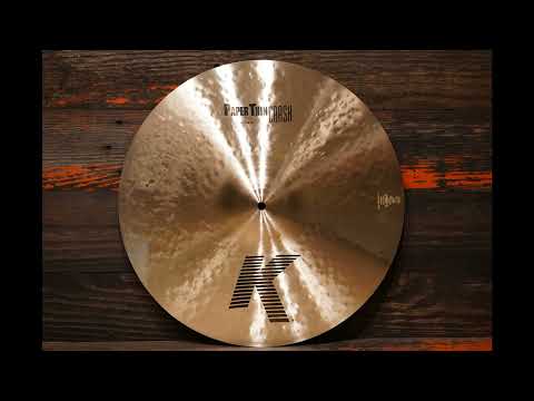 Zildjian 18" K. Paper Thin Crash Cymbal - 1102g image 5