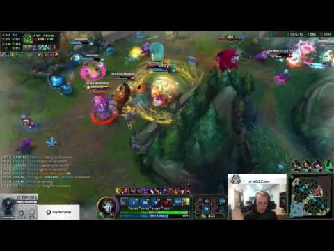 Insane reactionary flash by G2 Zven (korean master queue) - League of Legends