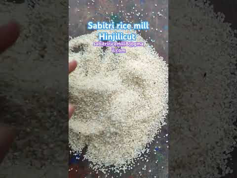 White raw broken rice, hdpe bag