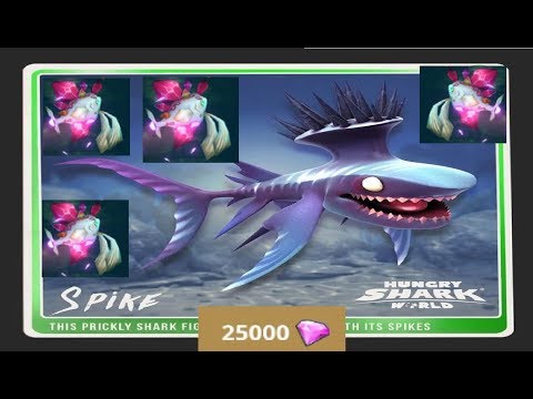 25,000 Gems ! Gems Fish Eaten (S Sharks Live Contest) - Hungry Shark World