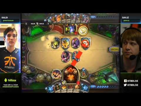 Kaldi vs Savjz - Heroes of Cards #2 - Hearthstone