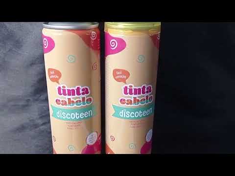 SPRAY TINTA PARA CABELOS DISCOTEEN AMARELO 150ML