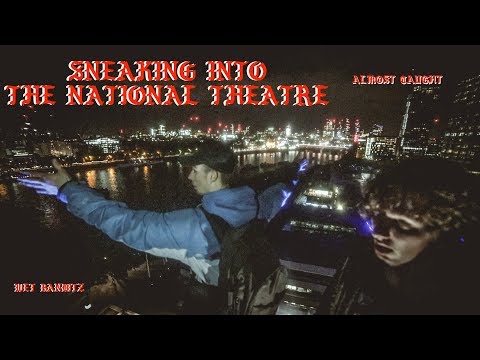 Sneaking into The National Theatre in London ~ [ALMOST CAUGHT]